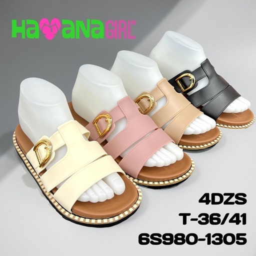 [6S980-1305] Sandalia Casual para Dama