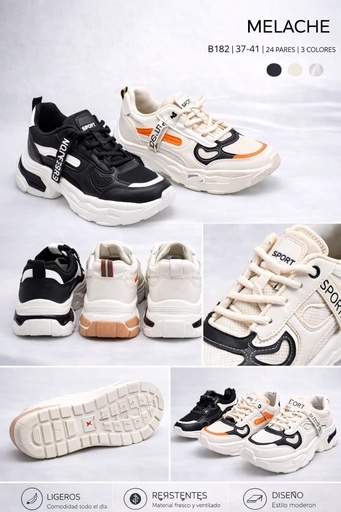 [B182] Zapatilla Deportiva Unisex