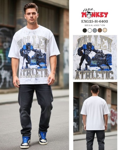 [EXG25-H-6403] Pullover de Hombre Oversize ValleyAthletic